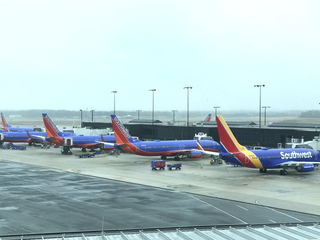 Southwest airplanes at BWI