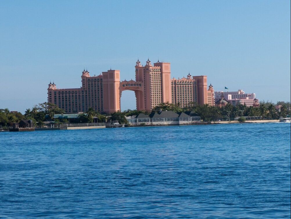 The infamous view of Atlantis.
