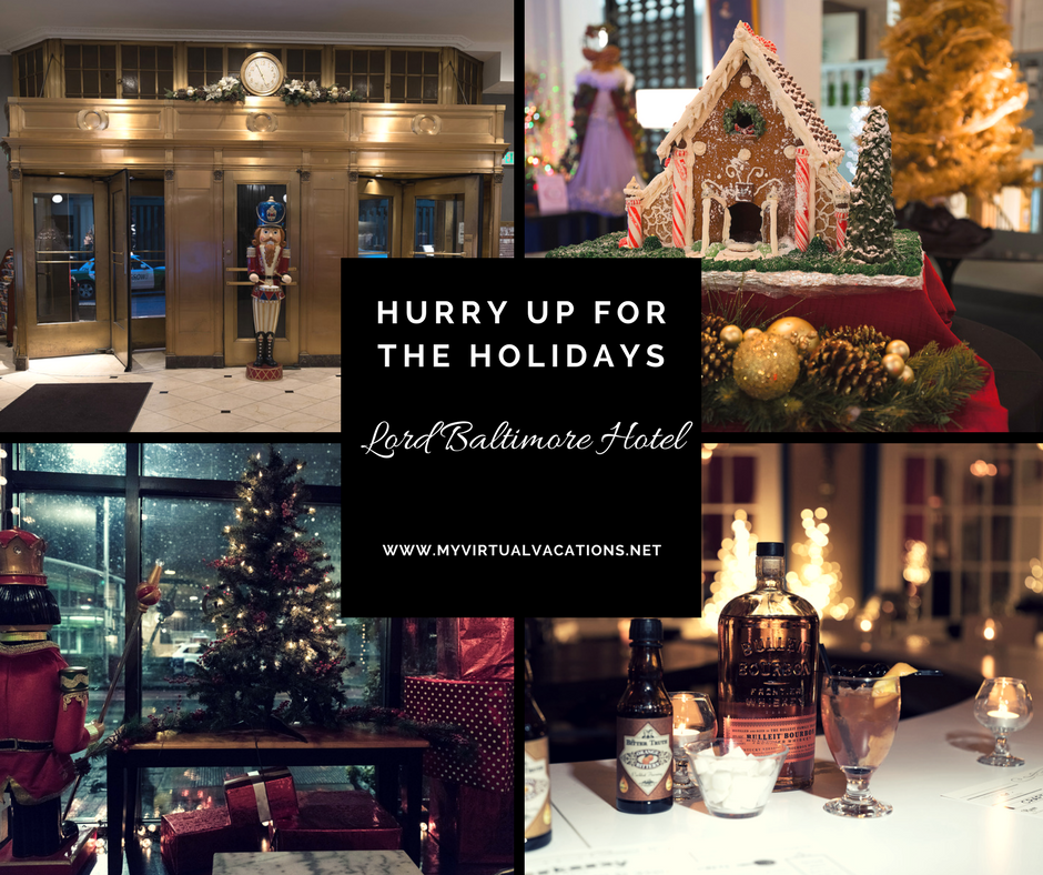 Hurry Up for the Holidays at the Lord Baltimore Hotel! Celebrate with Whiskey, Couture Trees, and the delicious LB Bakery.