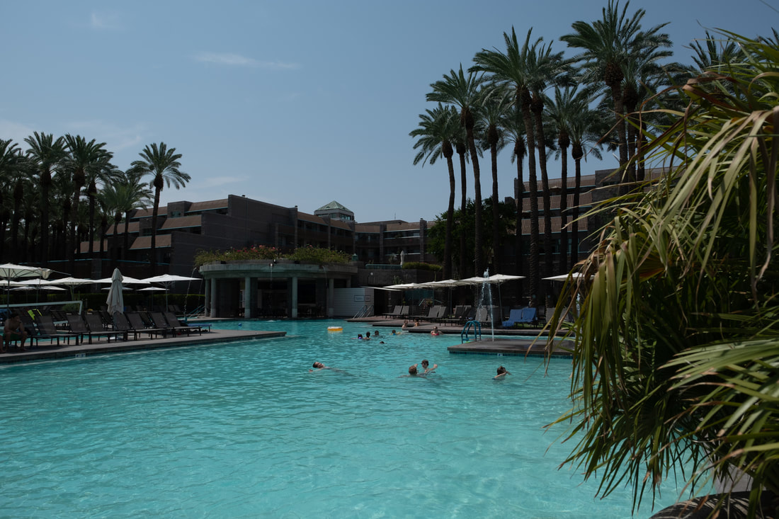 Huge pools at Hyatt Regency Scottsdale