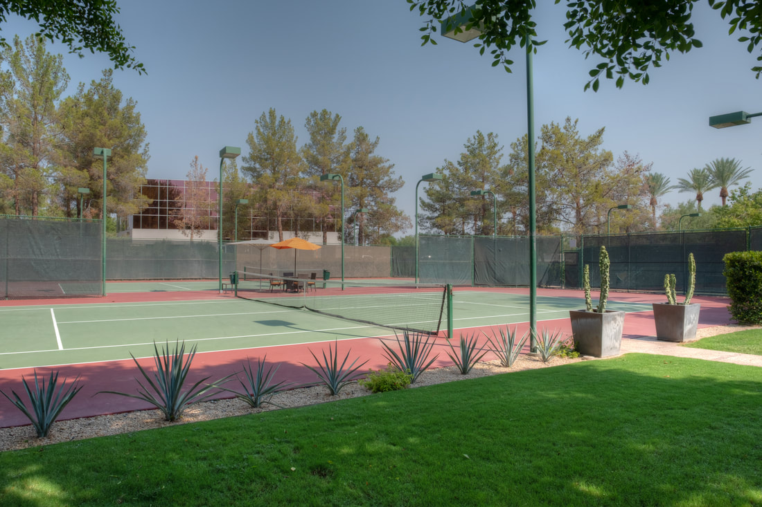 Tennis Courts at Hyatt Regency Scottsdale