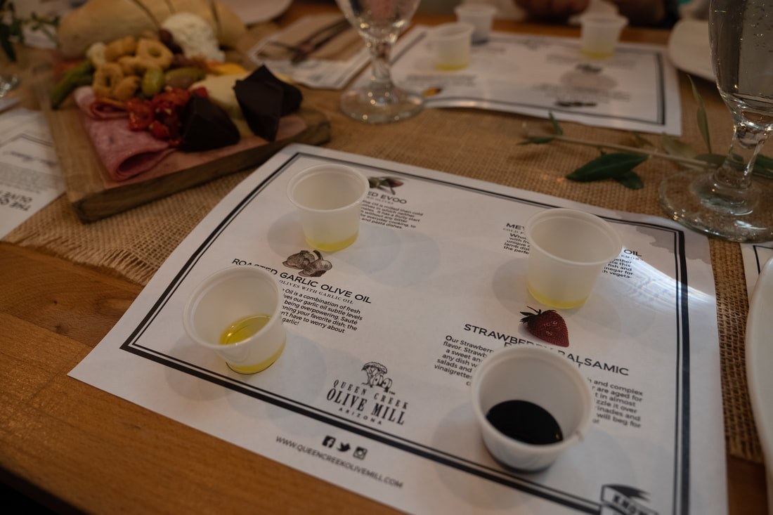 Olive Oil Tasting at Queen Creek Olive Mill