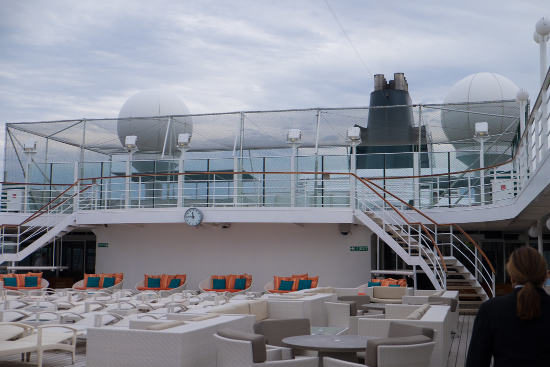 Tennis Court and Putting Green on Crystal Cruises
