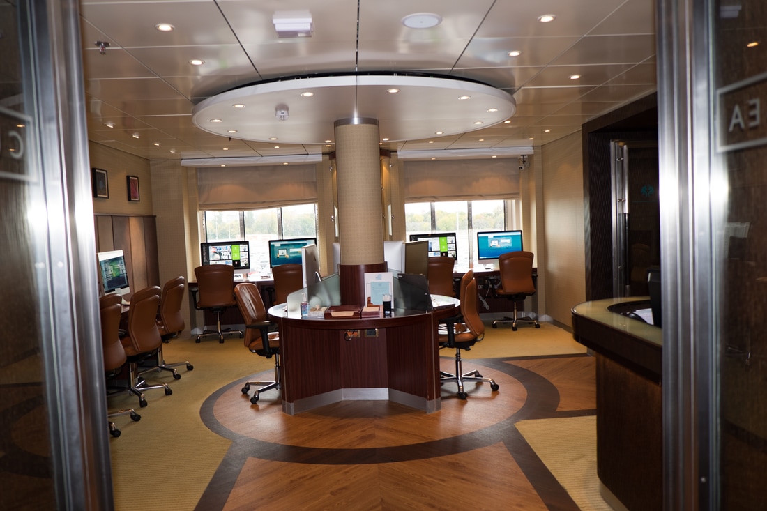 Business Center on Crystal Cruises