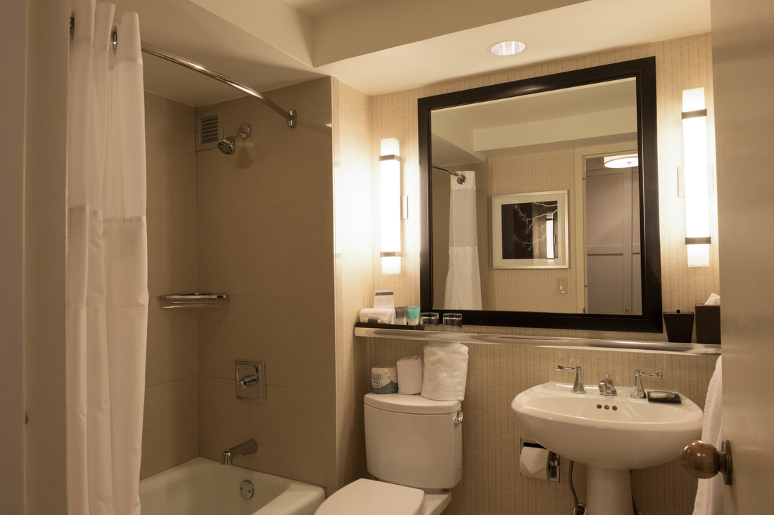 Bathroom in double room  Hyatt Regency Washington DC