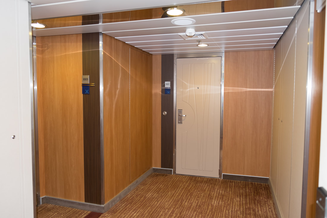 Alcove doors on Celebrity Reflection