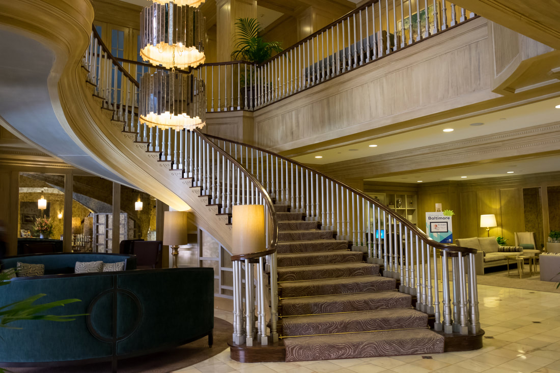 Harbor Court Hotel Staircase