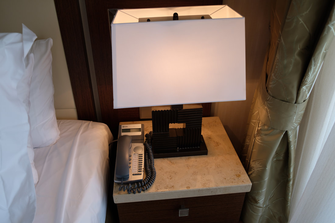 Side table in Royal Suite on Celebrity Cruises