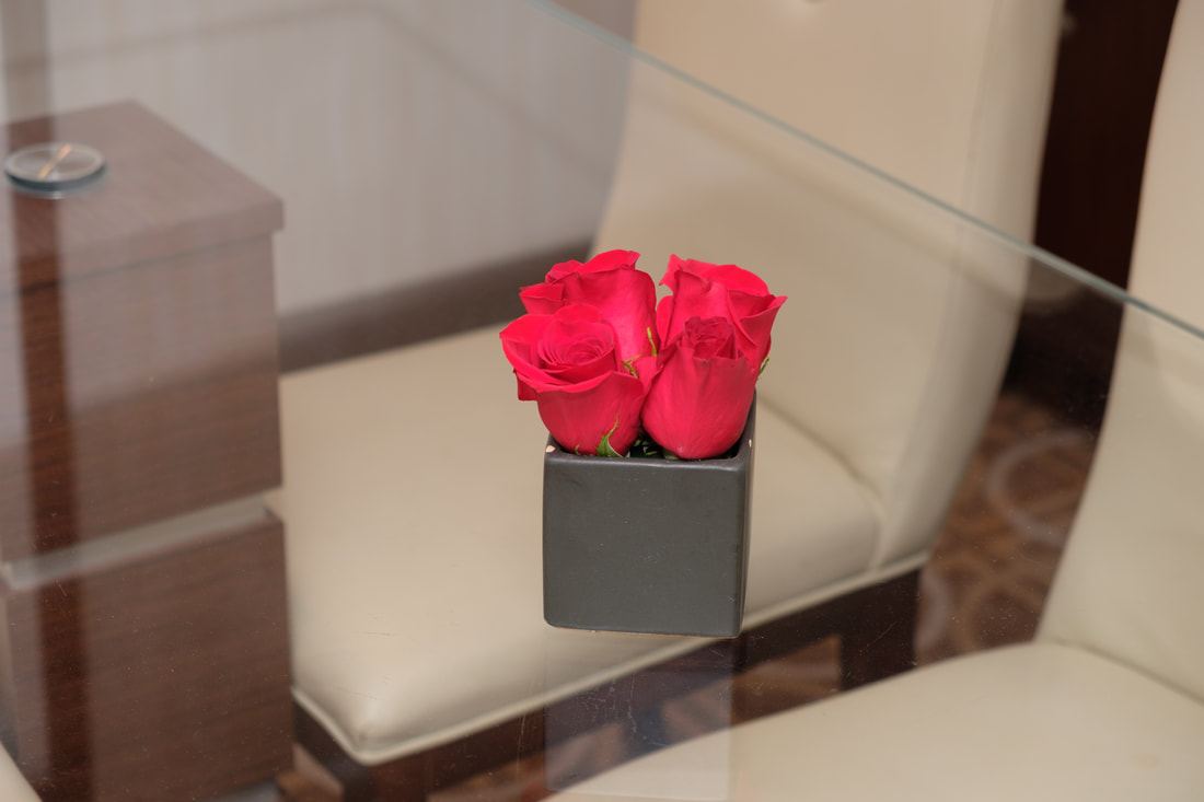 Fresh Flowers in Royal Suite on Celebrity Cruises