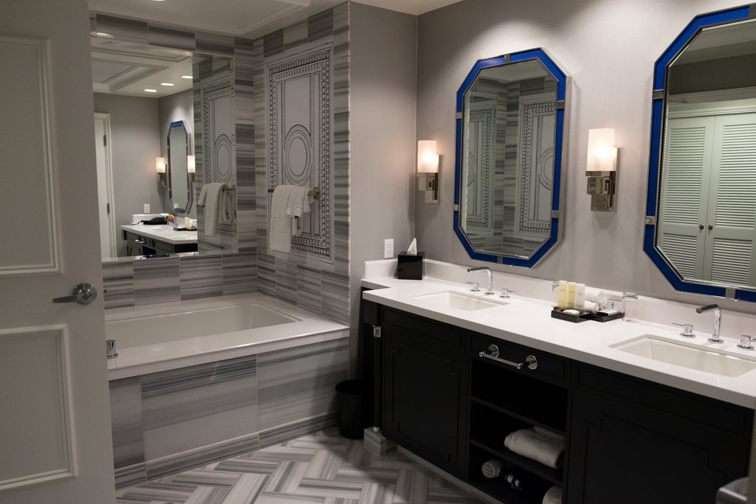 Caesars Palace Premium Room Bathroom