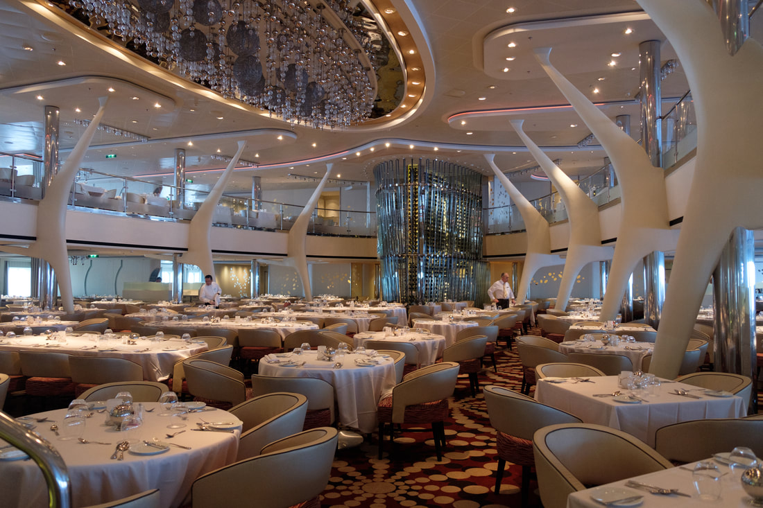 Main dining room on Celebrity Cruises