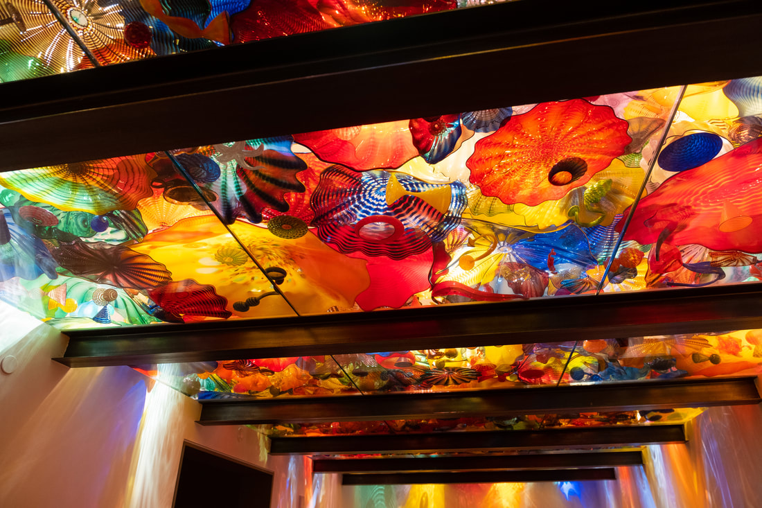 Glass at Chihuly Gardens in Seattle