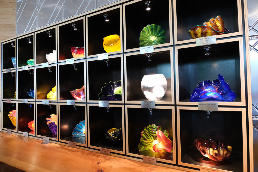 Gift Shop at Chihuly Gardens in Seattle