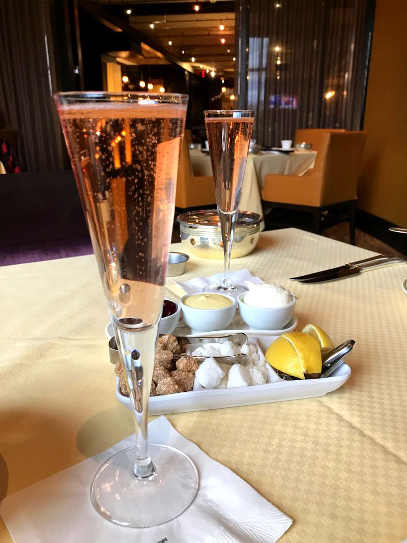 Champagne at the Ritz Carlton
