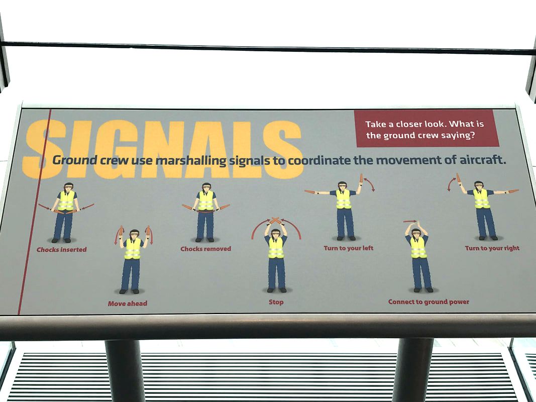 Airport Ground Crew Hand Signals