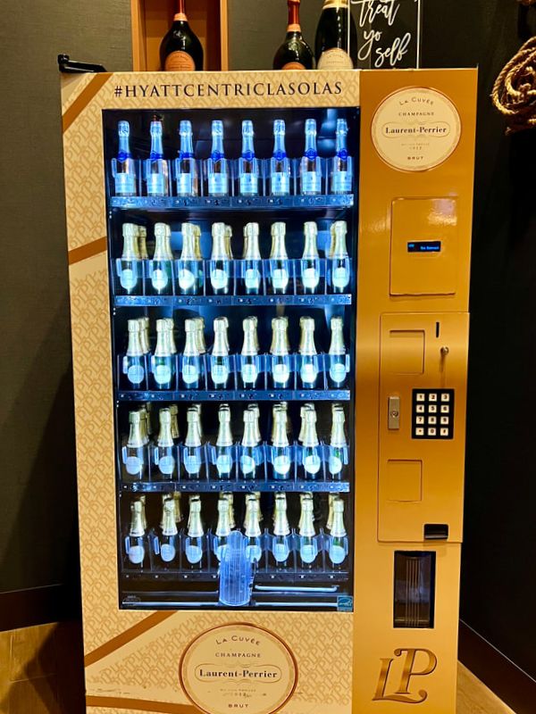 Hyatt Centric Fort Lauderdale Champagne machine