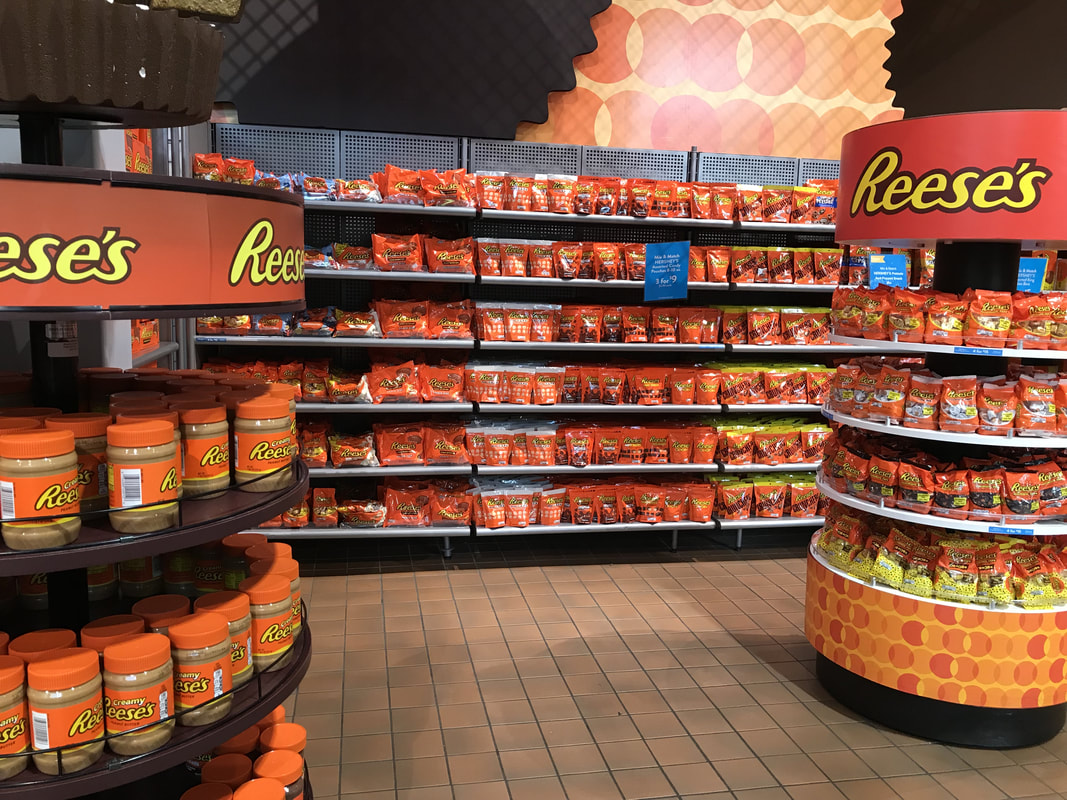 Reese's Peanut Butter Cups at Hershey's Chocolate World