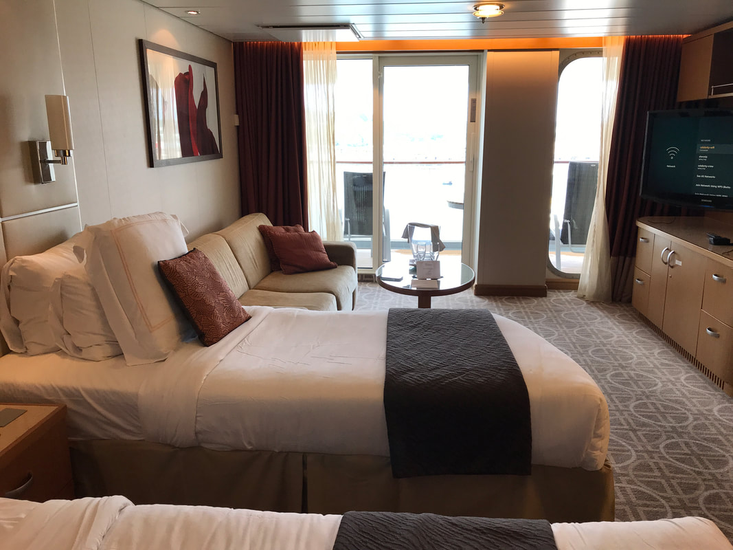 Sky Suite with Separate Beds on Celebrity Solstice