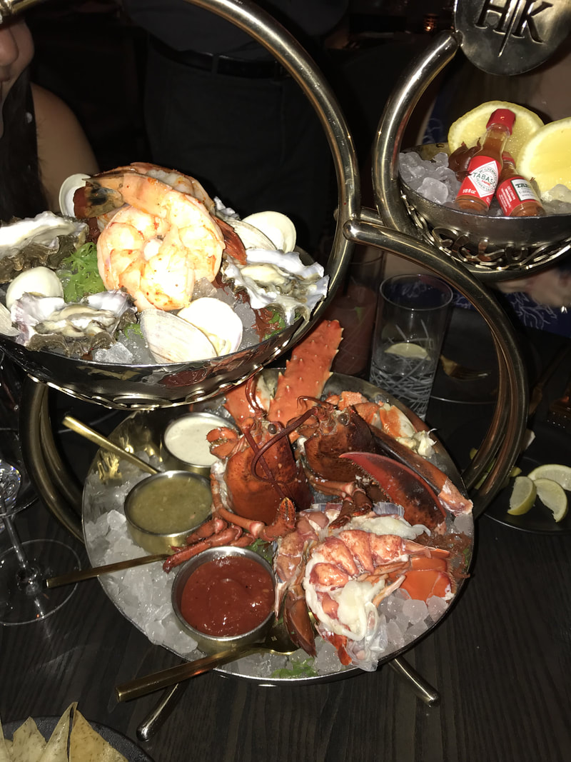 Seafood Tower at Hell's Kitchen in Las Vegas 