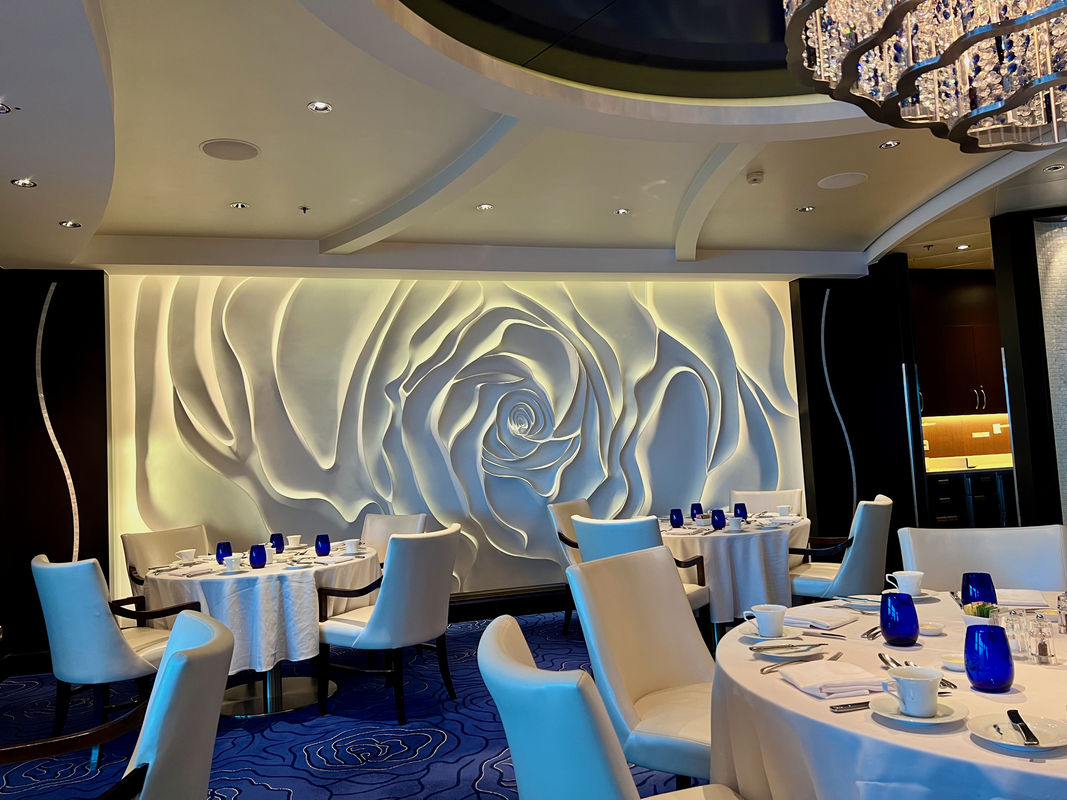 Blu dining for Aqua Class on Celebrity Cruises