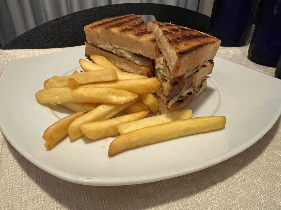 Club Sandwich from Celebrity Cruises Room Service