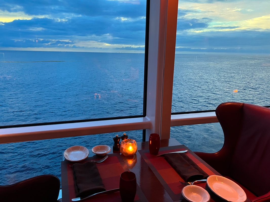Sunset on Celebrity Cruises
