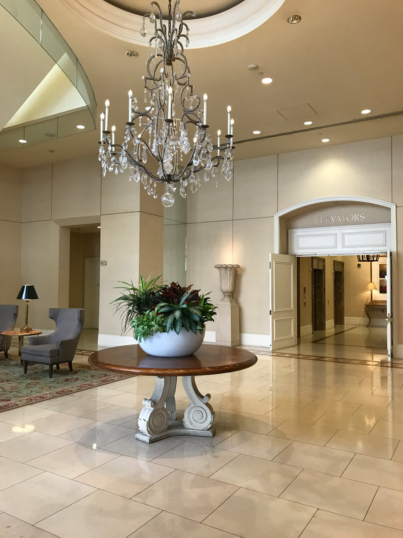 Lobby in South Tower at Fairmont San Jose