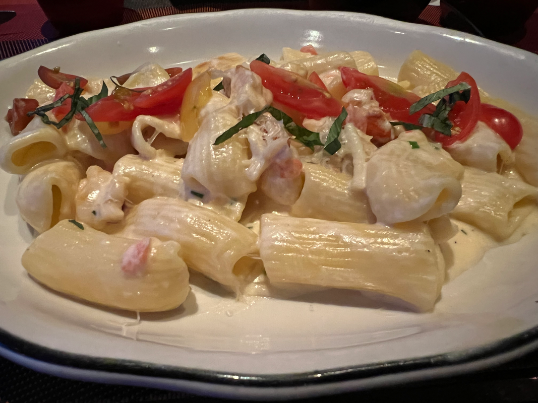 Homemade pasta at Tuscan Grille