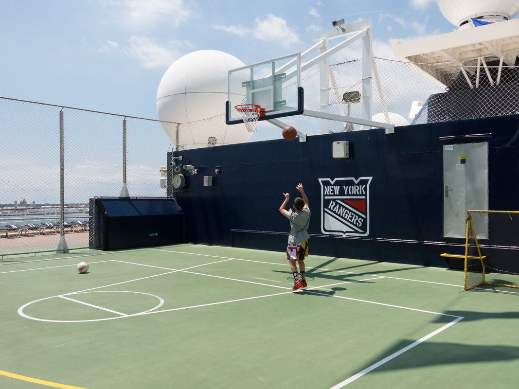 Basketball court on Celebrity Cruises