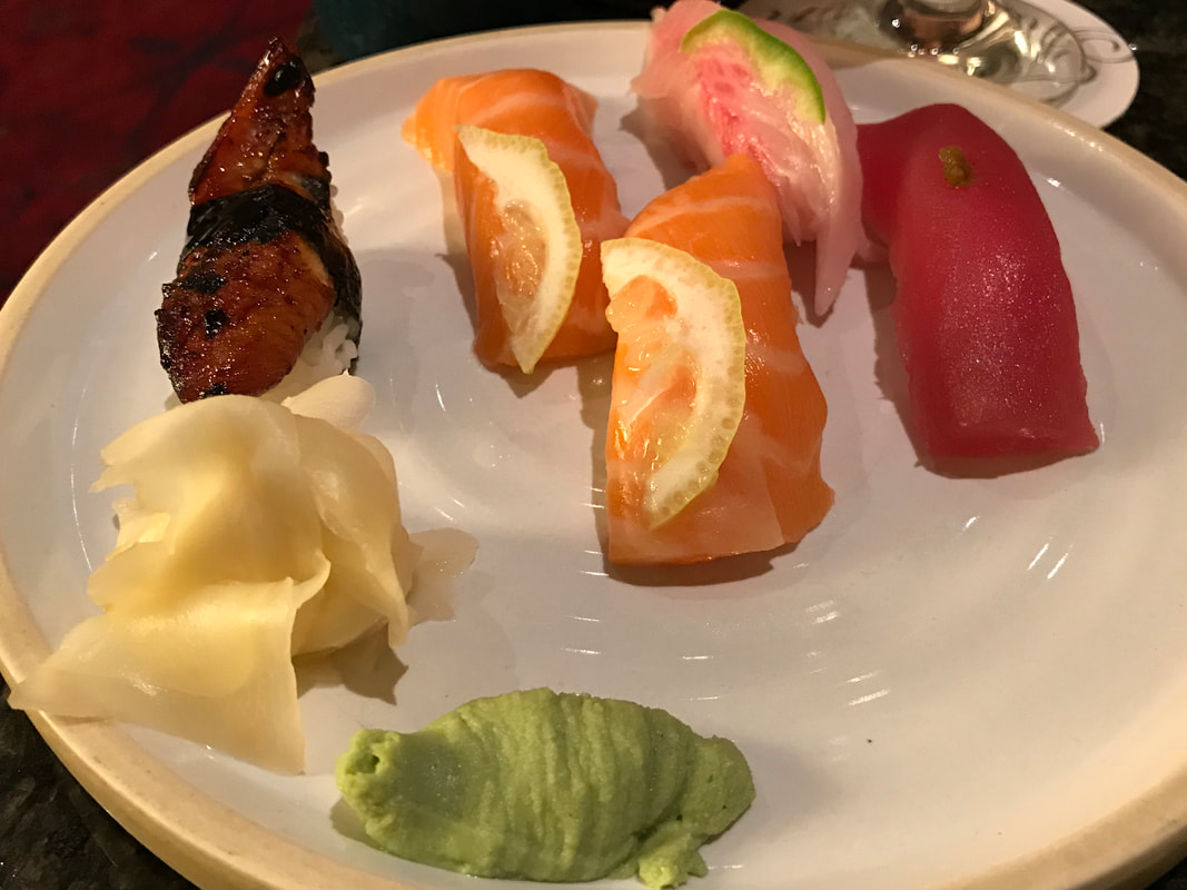 Best place for sushi in San Jose, California is at Lobby Lounge at Fairmont San Jose