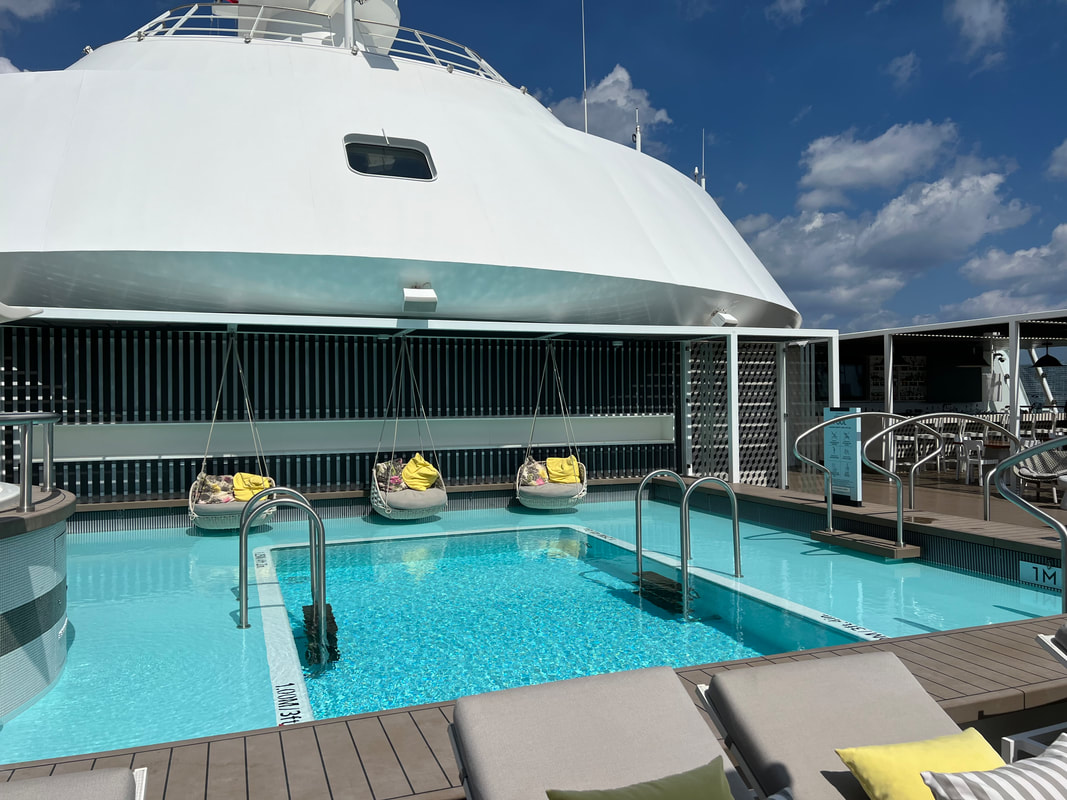 Celebrity Cruises Retreat Lounge and Deck