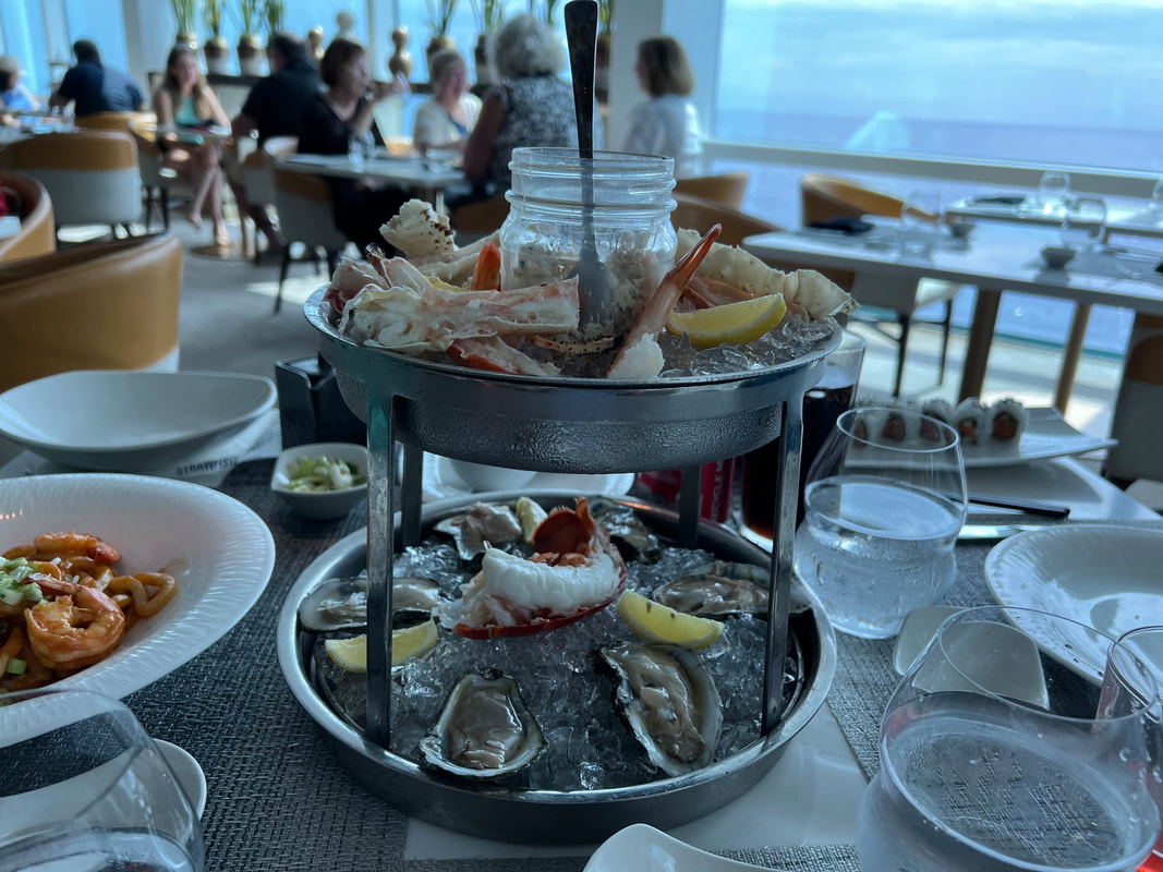 Celebrity Cruises Raw on Five Seafood