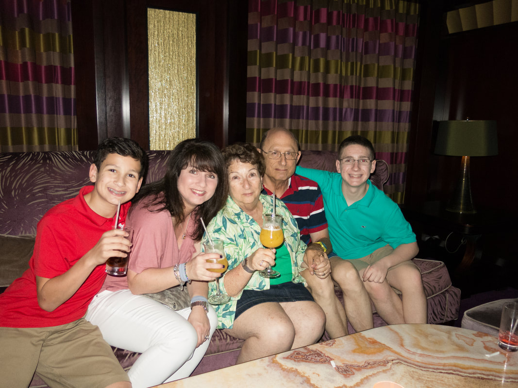 Multigenerational cruise with family and grandparents. 