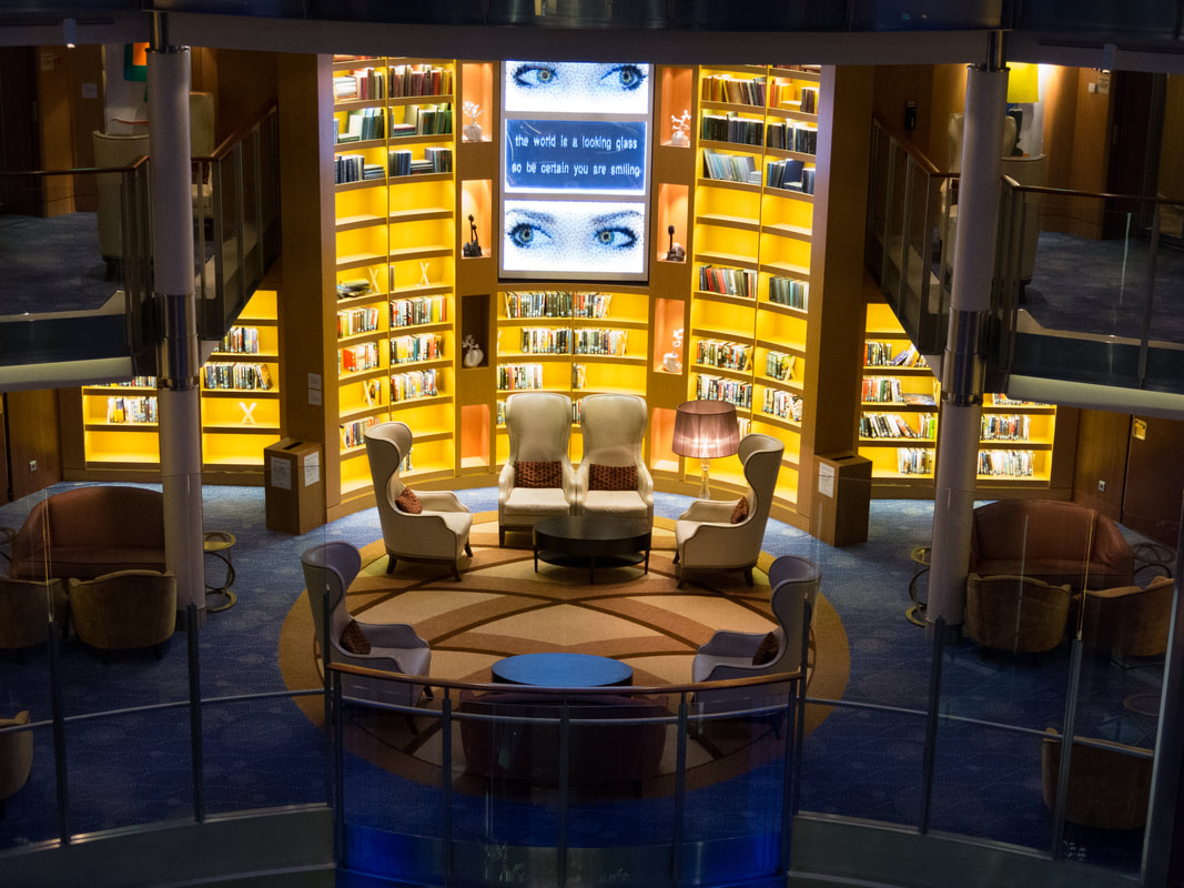 Library on Celebrity Cruises