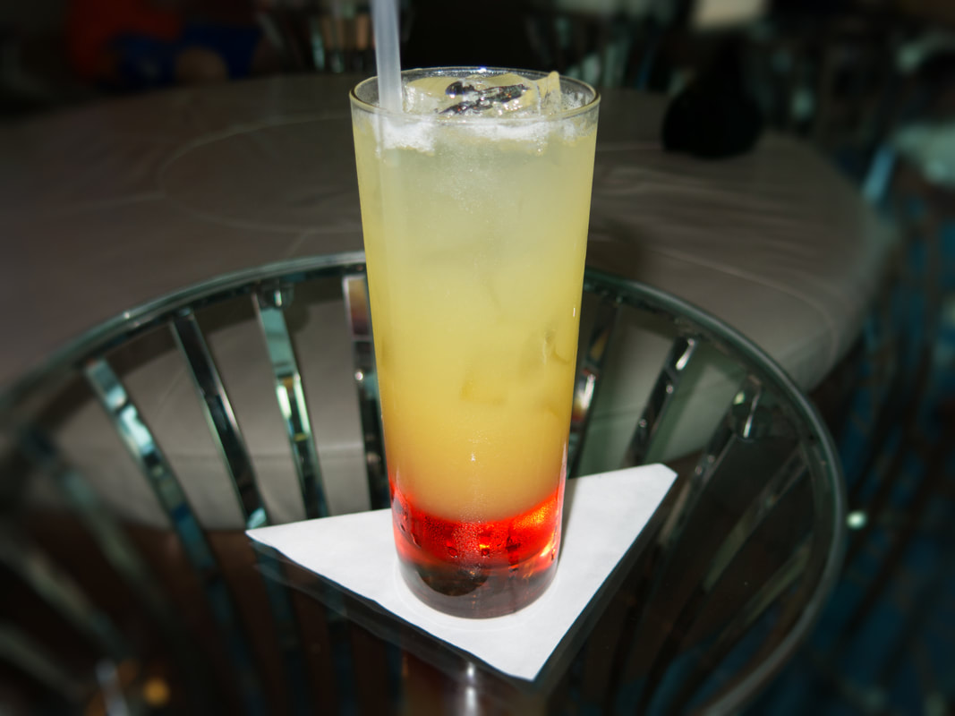 Non alcoholic cocktail on Celebrity Cruises