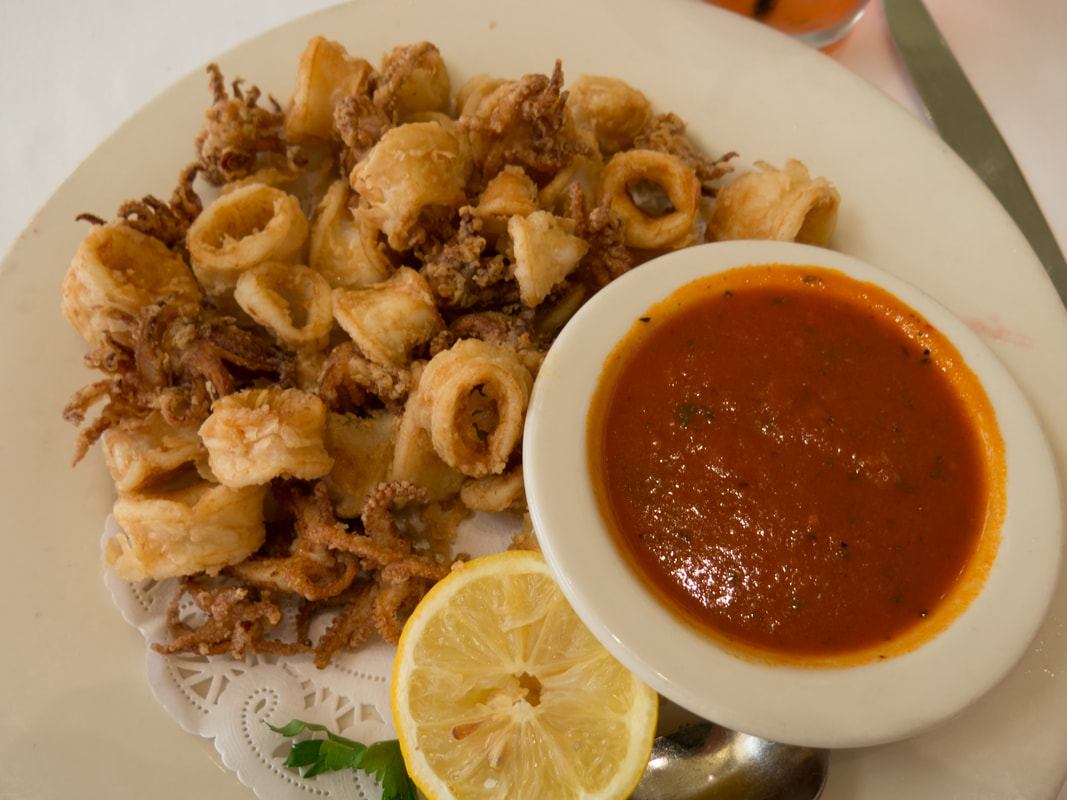 Fried Calamari at Il Fornaio