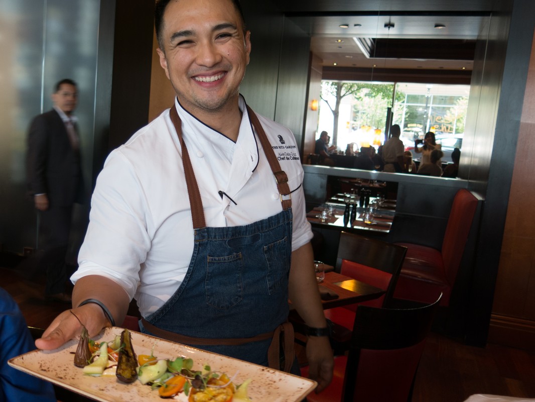 Chef Alvin Dela Cruz at Ritz Carlton Washington DC