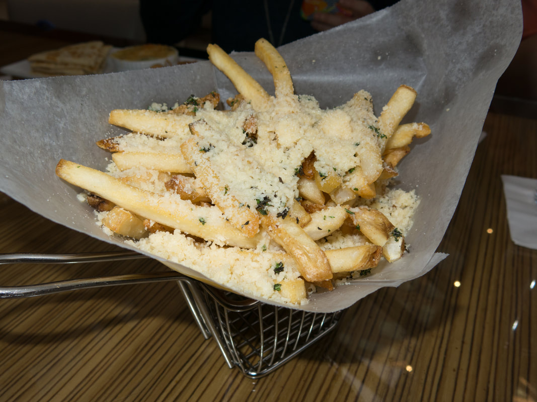 Truffle french fries at Hyatt Regency Washington DC