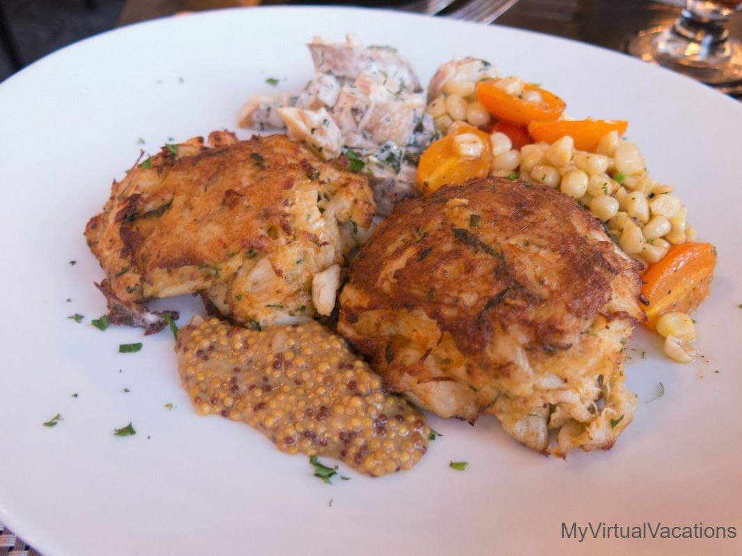 Crabcakes at The French Kitchen