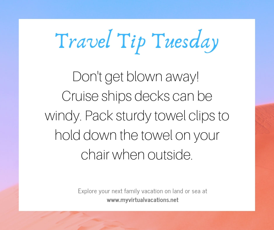 Best travel tip - Windy on cruise ships