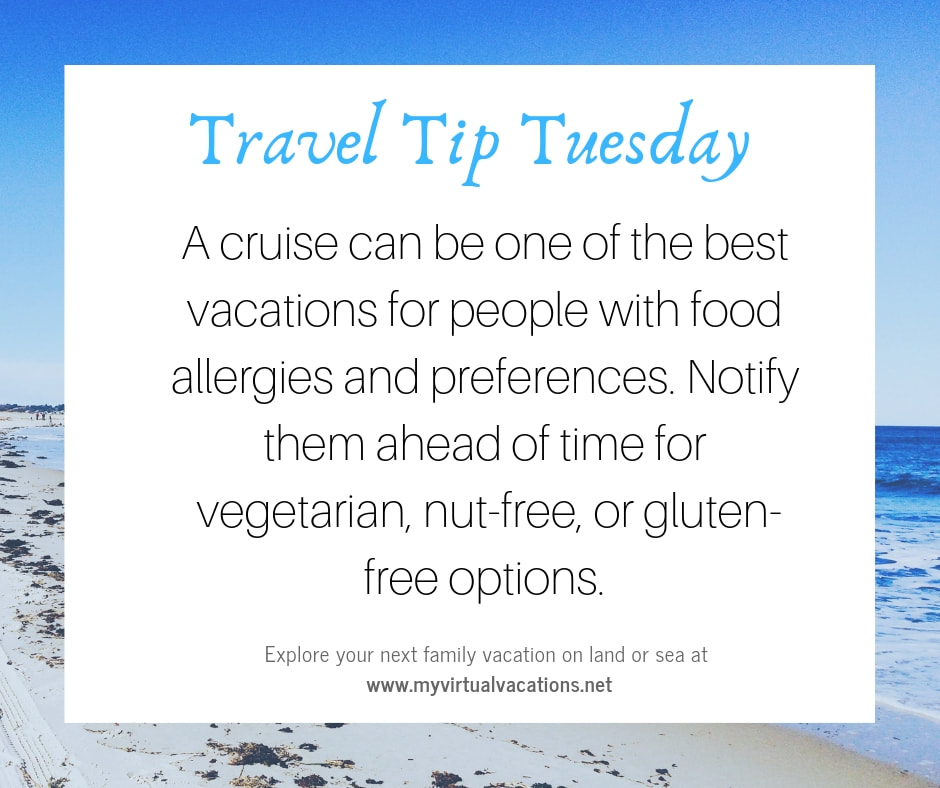 Best travel tip - Cruising with food allergies